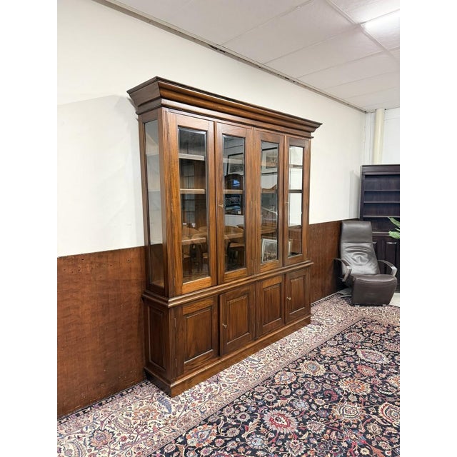 English Mahogany Display Bookcase For Sale - Image 4 of 18