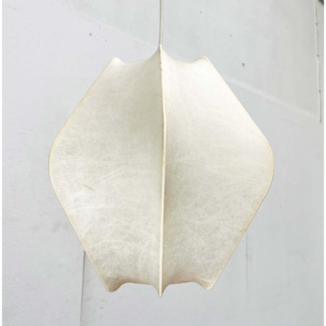 Mid-Century Modern German Cocoon Pendant Lamp by Friedel Wauer for Goldkant Leuchten, 1960s For Sale - Image 15 of 18