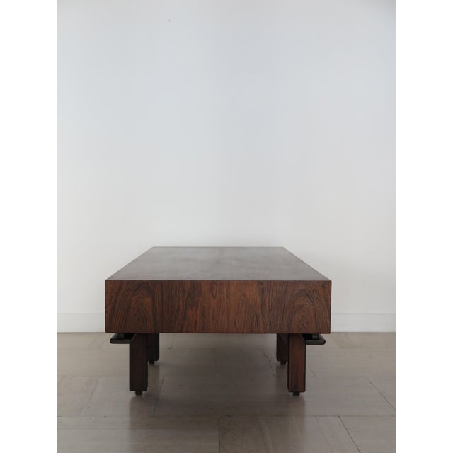 Italian Wooden Coffe Table by Gianfranco Frattni for Bernini, 1960s For Sale - Image 6 of 18