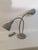 Gray Double Goose Neck Table Lamp in the Manner of Kurt Versen For Sale - Image 8 of 9