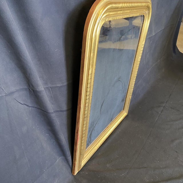 Louis Philippe Antique Giltwood Mirror For Sale - Image 4 of 16