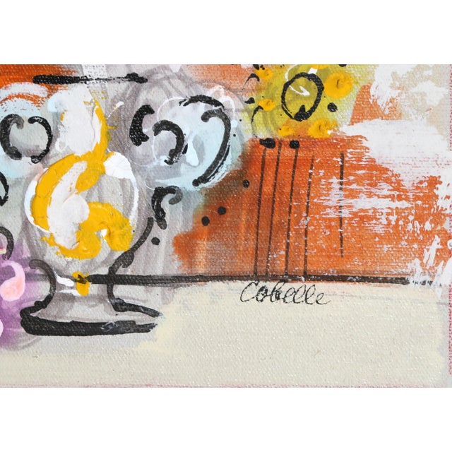 Vase with Flowers (Orange and Pink) 2 Charles Cobelle French (1902–1994) Date: circa 1960 Acrylic on Canvas, signed l.r....