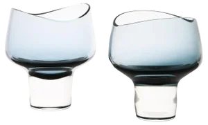 Glass Vases by Ernest Gordon, 1960s, Set of 2