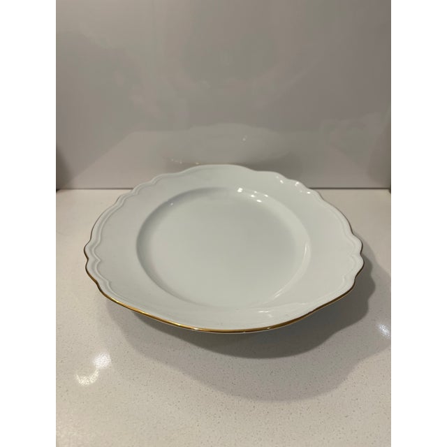 Metal 1980s Mikasa Gold Coin Large Oval Serving Platter For Sale - Image 7 of 12