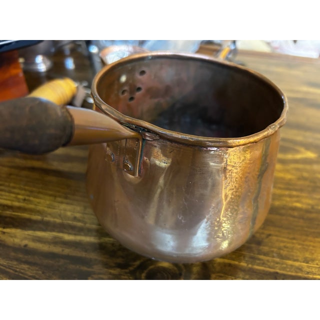 Early 20th Century Antique Copper Pouring Pot For Sale - Image 5 of 9