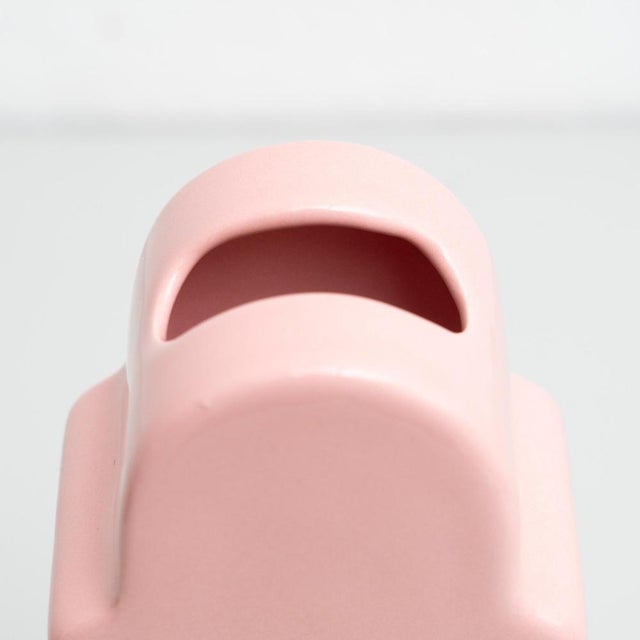 Pink Ceramic Shiva Flower Vase by Ettore Sottsass for BD Barcelona, 2015 For Sale - Image 10 of 18