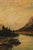 Continental School Mountain Landscape Oil Painting, Signed For Sale - Image 10 of 18