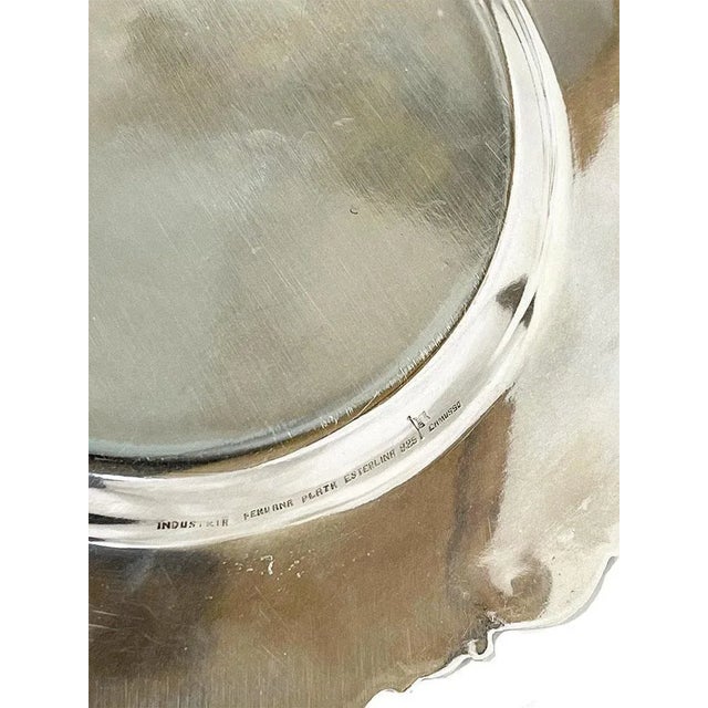 Chinese Bouquet Apponyi Green Porcelain Coffee Set with Silver from Herend Hungary, Set of 28 For Sale - Image 9 of 10