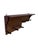 Wood Art Deco Amsterdamse School Wall Coat Rack in Oak and Padouk, 1920s For Sale - Image 7 of 14