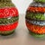 Multi-Color Fat Lava Op Art Pottery Vase attributed to Bay Ceramics, Germany, 1970s, Set of 2 For Sale - Image 9 of 18