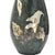 Mid Century Japanese Takaoka Bronze Vase With Mixed Metal Lily Inlay 9.75” For Sale - Image 4 of 12
