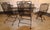 Mid 20th Century Meadow Craft Acorn and Oak Leaf Wrought Iron Table & 6 Chairs, Attributed For Sale - Image 11 of 13