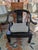 Black Lacquer Solid Teak Horseshoe Chair, C. 2001 For Sale - Image 12 of 18
