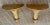 Pair Italian Gilded Carved Wall Shelves For Sale - Image 4 of 10