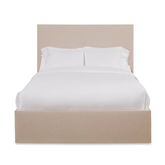 Casa Cosima Hadley Full/Double Bedframe, Gelam Linen For Sale - Image 4 of 4