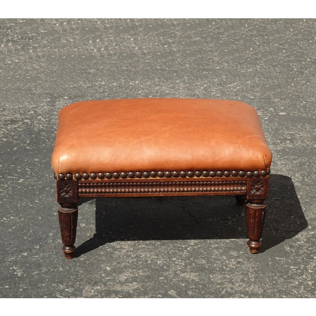 Gorgeous Footstool in Good Vintage Condition. Solid and Firm. Wear is usual for its age. Please see the photos. Overall a...