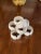 Vintage Sigma Bone China White Shell Napkin Rings- Set of Six For Sale - Image 4 of 7