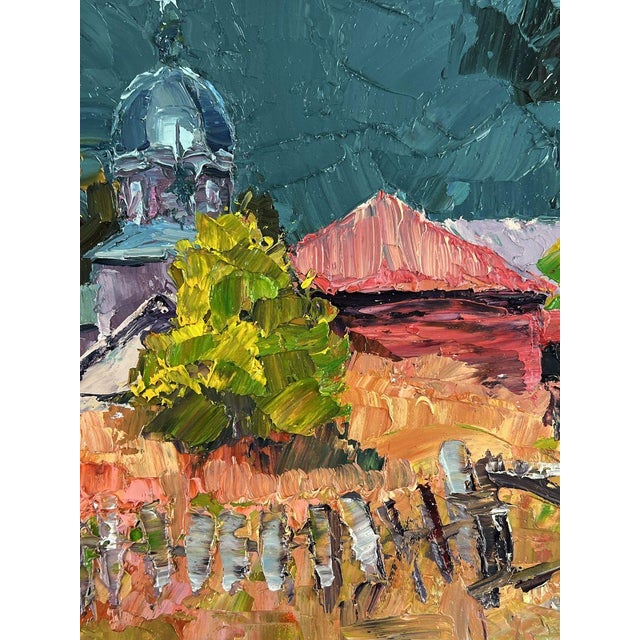 Oil Painting Churchyard Serdyuk Boris Petrovich For Sale - Image 10 of 11