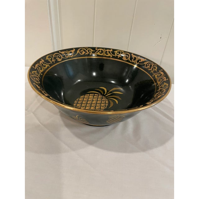 Late 20th Century Pineapple Bowl Andrea by Sadek Large For Sale - Image 11 of 11