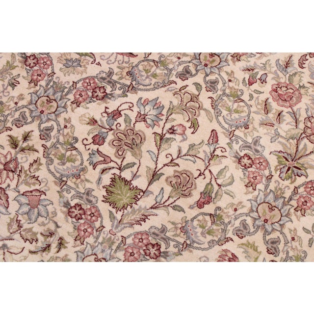 Shabby Chic 1990's Pak-Persian Black/Black Wool Rug - 9'2'' X 12'3'' For Sale - Image 4 of 9