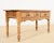 Late 19th Century Country English Farmhouse Pine Three Drawer Console Table For Sale - Image 5 of 12
