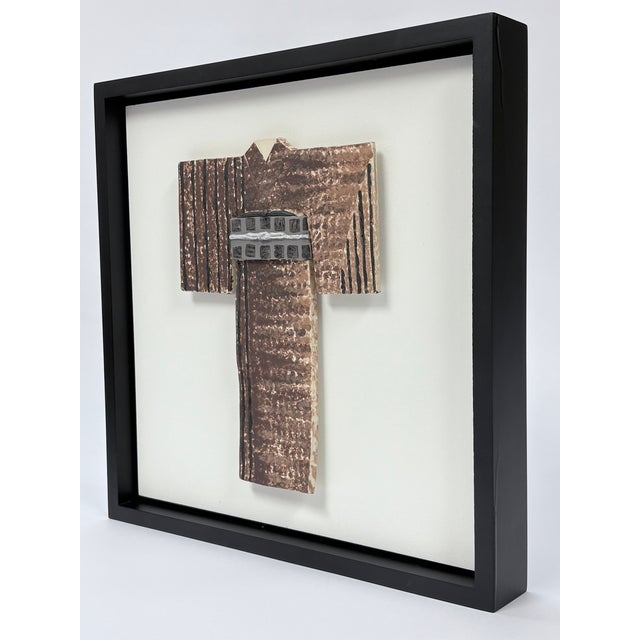Contemporary One of a Kind Japanese Kimono Ceramic Sculpture For Sale - Image 3 of 6