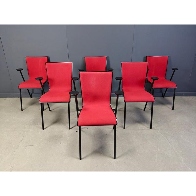 Vintage Occhio Chairs by Roel Vandebeek for Drisag, 2000s, Set of 6 For Sale - Image 15 of 17