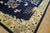 1880s Blue Navy Open Field Chinoiserie Pattern Antique Chinese Peking Rug For Sale - Image 9 of 12