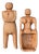 Art Brut Style Wooden Sculptures, Italy, 1970s, Set of 2 For Sale