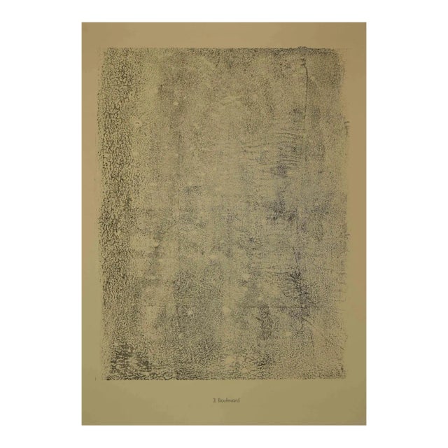 Jean Dubuffet, Boulevard, Original Lithograph, 1959 For Sale