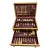 Vintage Mid-Century Dirilyte "Regal" Flatware Set - Solid Golden Bronze - Large 115-Piece Service Assortment With Original 2-Tier Wood Chest For Sale