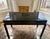 Mid-Century Modern 1950s John Stuart Black Lacquer and Brass Desk For Sale - Image 3 of 5