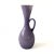 Vintage Handmade Art Glass Purple Vase from Ekenäs, Sweden For Sale - Image 4 of 5