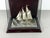 Rare Seki Takehiko Signed 985 Silver Yacht Model Original Box and Case Maritime Art For Sale - Image 9 of 17