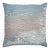 Kevin O'Brien Woodgrain Faux Bois Robin's Egg Cut Velvet 20" Pillow For Sale