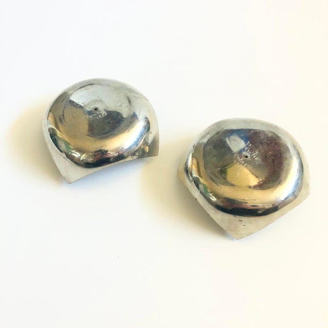 Pewter Candle Holders - Set of 2 For Sale In San Francisco - Image 6 of 7