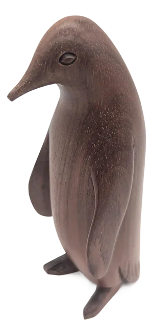 Mid 20th Century Danish Teak Wood Penguin Figurine