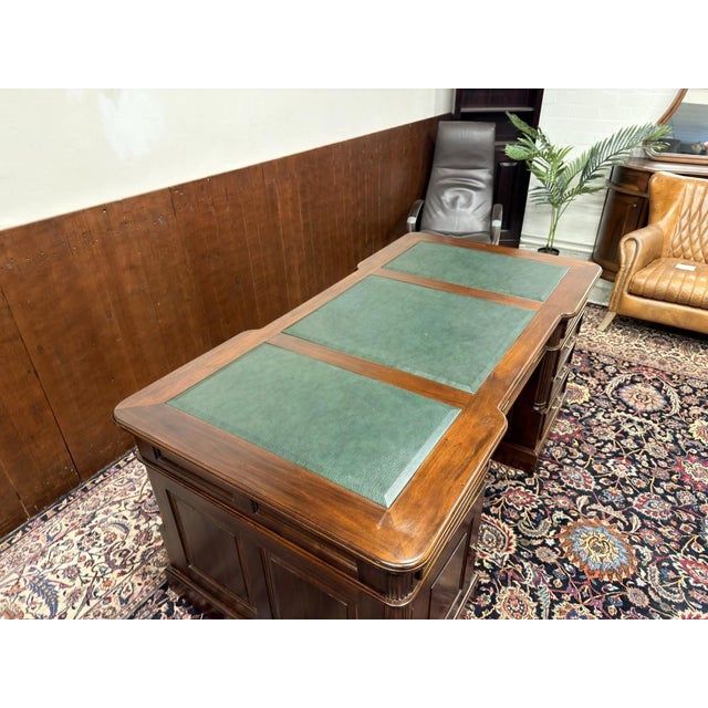 Chesterfield English Desk in Teak For Sale - Image 16 of 18