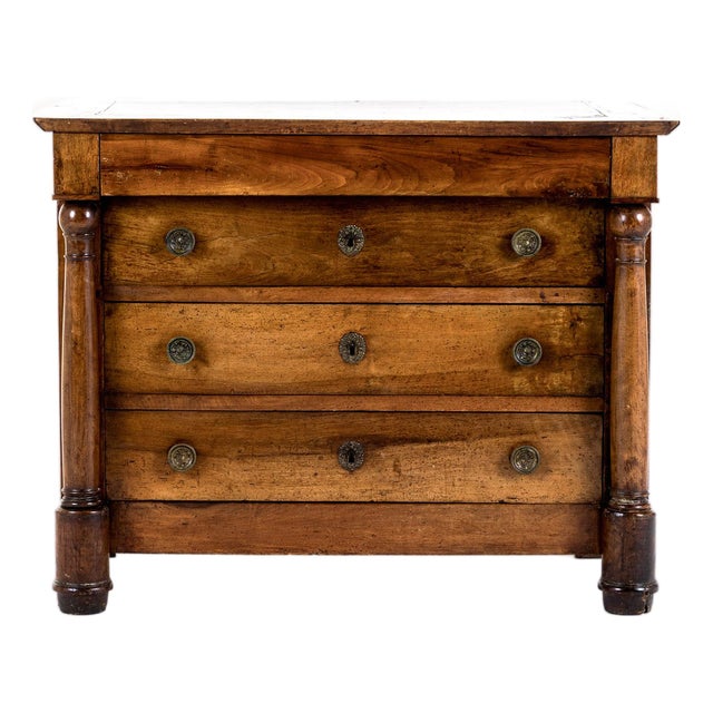 French Walnut Commode, 1850s For Sale