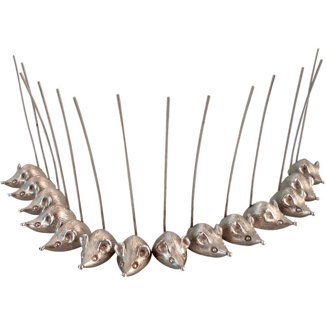 Cheese Server Mice by Napier Set of 14 Chairish