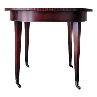 Baker Mahogany Inlay Center Table For Sale