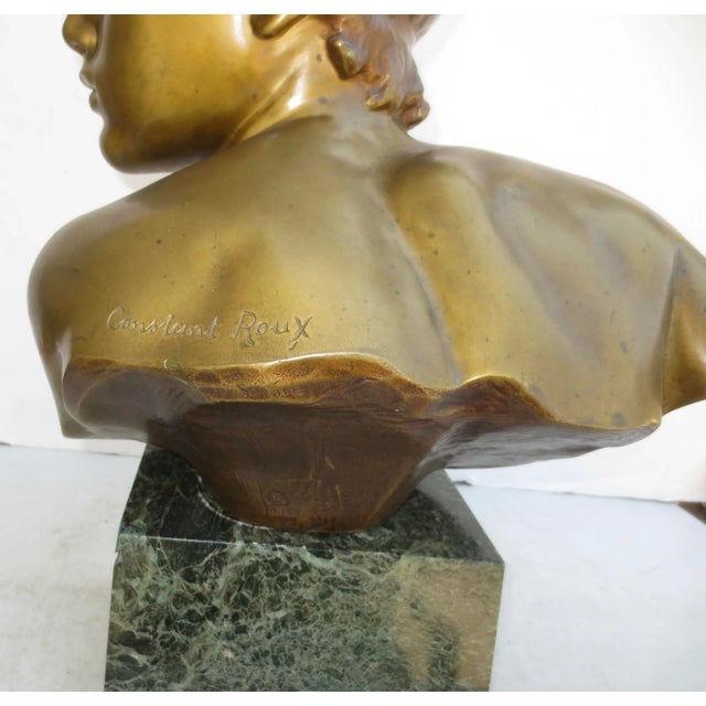 Constant Ambroise Roux Bronze of Young Achilles 1935 For Sale - Image 9 of 11