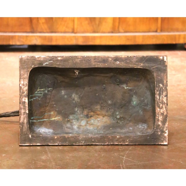 Late 19th Century German Brass & Plaster Hunting Dog Sculpture by Emil Wünsche For Sale - Image 14 of 14