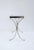 Metal Chrome Glass Side Drinks Table, Midcentury Modern, Circa Mid-20th Century For Sale - Image 7 of 10