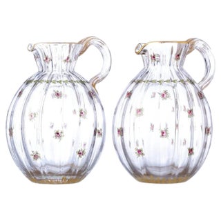 French Art Deco Jugs by Louis Damon, 1900, Set of 2 For Sale