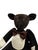 1984 Vintage Velvet Teddy Bear For Sale - Image 11 of 12