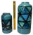 Mid 20th Century Italian Bitossi Vetrata Glaze Vases; Matched Pair, Models 941b and 942b For Sale - Image 13 of 17