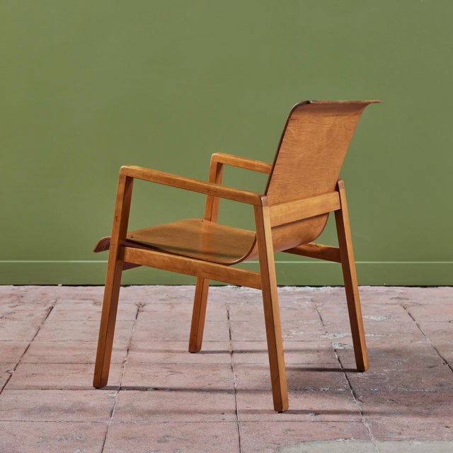 Wood Early Alvar Aalto 'Hallway' Chair 'Model 403' for Finmar For Sale - Image 7 of 9