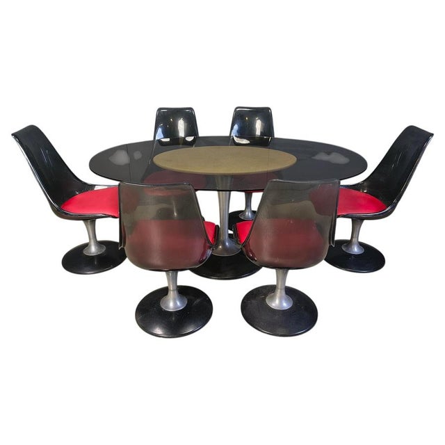 Space Age Dining Set from Chromcraft, 1970s, Set of 7 For Sale - Image 9 of 9