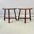 1940s Vintage Danish Brutalist Folk Art Boho Chic Half Moon Teak Side Tables - A Pair For Sale - Image 4 of 15